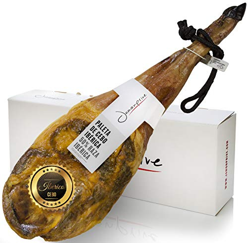 Jambon Pata Negra Ibérique (Épaule) 4 - 4.5 Kg - Jamón Ibérico Espagnol Cebo