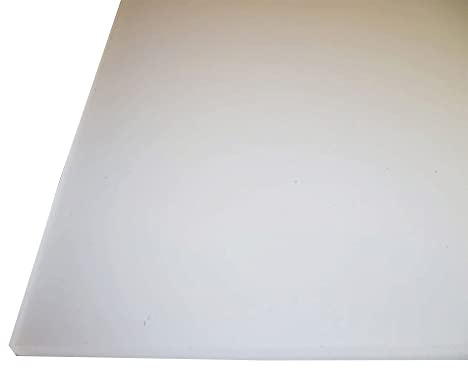 B&T Metall PMMA Acrylglas OPAL 3,0mm stark Größe 200x500 mm | Opal Weiß glatt Milchglas Lichtdurchlässigkeit UV beständig beidseitig foliert im Zuschnitt