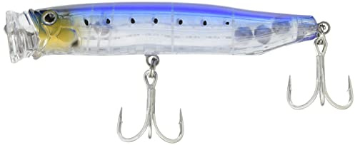 TackleHouse CFDW135 Popper Contact Feed Diving Wobbler, 5.3 inches (135 mm), 1.5 oz (42 g), Clear Sardine #19 Lure