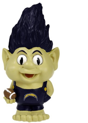 NFL San Diego Chargers Large Garden Troll