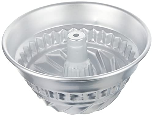 Pentole Agnelli Pasticceria e Pizza Stampo Americano con Tubo, Alluminio, 22 x 22 x 11 cm