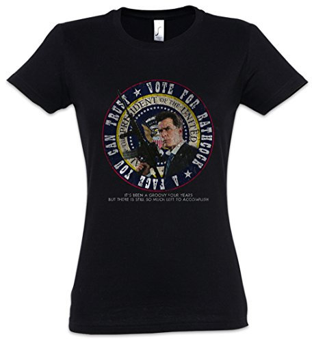 Urban Backwoods Vote for Rathcock Machete Damen T-Shirt Schwarz Größe L