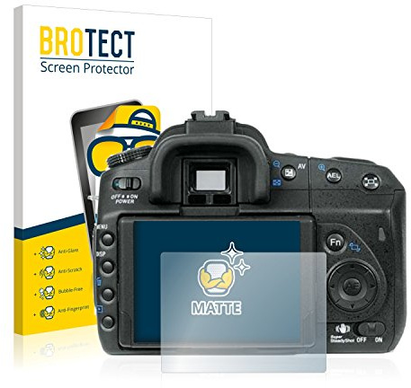 BROTECT Entspiegelungs-Schutzfolie für Sony Alpha 350 (DSLR-A350) (2 Stück) Matte Displayschutz-Folie, Anti-Reflex, Anti-Fingerprint