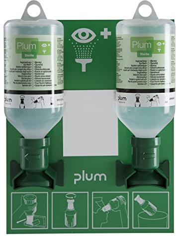 Plum 4694 ögonsköljningsstation med 2 flaskor