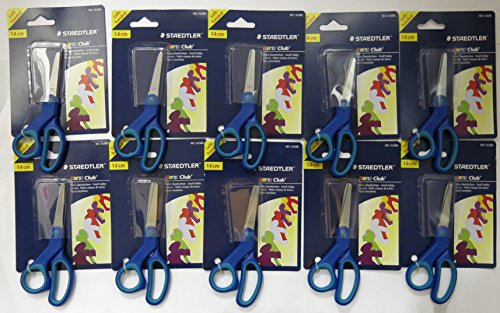 Staedtler Noris Club Kleine Hobby-/Kinderschere für Linkshänder, 10 Stück