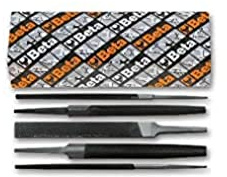 Beta 1718D6/S5 - Serie di 5 lime a taglio bastardo (art. 1718d6)