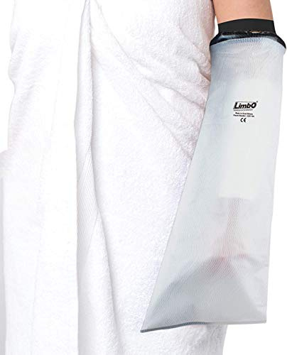 Limbo Gips- und Verbandschutz halber Arm, wasserdichte Duschhülle zum Baden mit Gips, Verband oder Wunde (Armumfang: 22-25cm, Armlänge: 50cm)