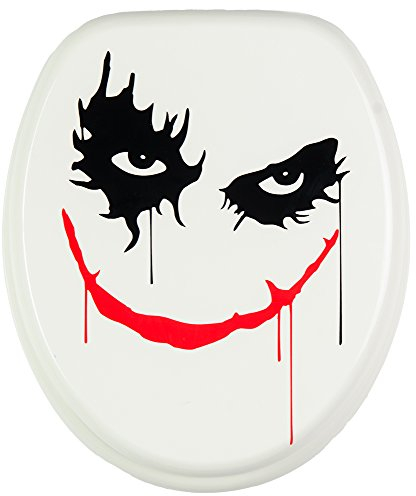 Sanilo WC Sitz mit Absenkautomatik, hochwertiger Toilettendeckel, einfache Montage, stabile Scharniere, Joker