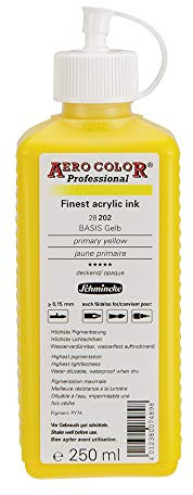 Schmincke AERO COLOR Professional BASIS Gelb, 250 ml, 28 202 027