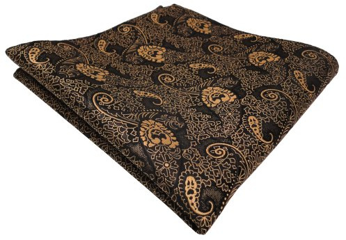 TigerTie Designer Einstecktuch in Paisley gemustert - Stecktuchgröße 30 x 30 cm