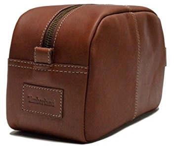 Timberland Herren Kulturtasche aus Leder - Braun - Einheitsgröße