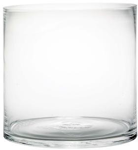 Glass Cylinder Tank Vase 25cm x 25cm