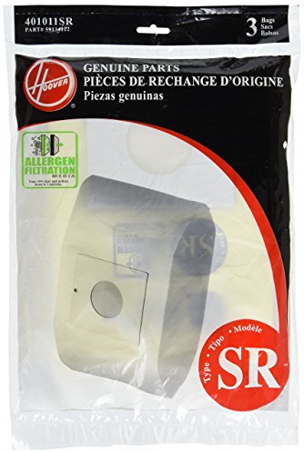 Hoover Paper Bag, Type Sr Duros Canister (Pack of 3)