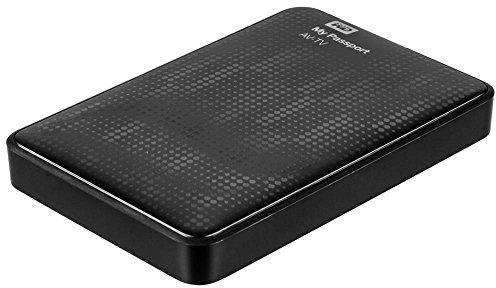 Western Digital 1TB My Passport AV TV tragbare externe Festplatte USB3.0 für TV Aufnahmen, reibungslose AV-Wiedergabe, USB-Kabel – 82cm, inkl. Montagematerial zur Befestigung am TV