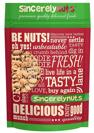Sincerely Nuts Roasted Whole Unsalted Almonds No Shell - 3Lb Bag - Incredibly Tasty - Sealed for Freshness - Healthy Nutrients