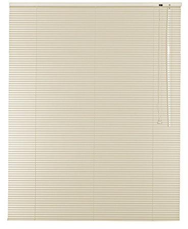 Original Easy-Shadow Aluminium Jalousie 16 mm Lamellen Breite 180 x 180 cm Höhe in Farbe creme - Bedienseite rechts - Fensterjalousie Jalousette Jalousien Alu-Jalousien Alu-Jalousetten Fenster Rollo Lamellenbreite 16mm / Maßanfertigung