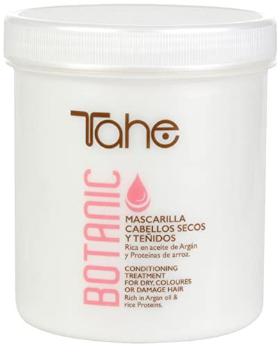 Tahe Botanic Mascarilla de Pelo Teñido/Mascarilla para Cabellos Teñidos y Secos Efecto Regenerador, 700 ml