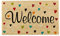 DII Tapete de Bienvenida para Exteriores, cloruro de polivinilo de Coco, Corazones, 1 pie 5 Pulgadas x 2 pies 5 Pulgadas (Rectangular)