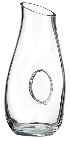 Dekanter Dekaner Dekanflasche Dekaner Dekankaraffe Wein Feng Shui Transparent Kristallglas 30 cm