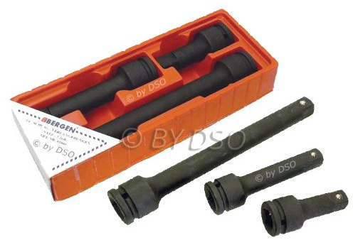 US PRO 3 Piece 3/4 Inch Drive Impact Extension Bar Set 4, 6, 10 inch B1482