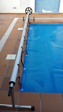 Aufroller Pool Teleskopstange Thermodecke bis 5 '50 mt