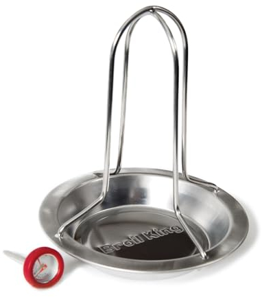 GrillPro 41333 Edelstahl Hähnchenbräter für Grills