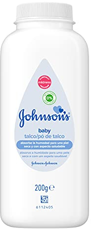 Johnson And Johnson Baby Powder Talkumpuder, 1er Pack (1 x 0.2 kg)