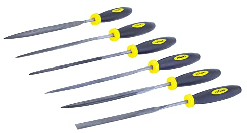 Rolson 24615 6 pc 140 mm Needle File Set