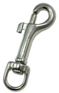 Storm Accessories Typhoon Stainless Steel 2.75 inch Swivel Bolt Snap for Technical Scuba Divers