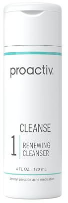 Proactiv Acne Cleanser - Benzoyl Peroxide Face Wash and Acne Treatment - Daily Facial Cleanser and Hyularonic Acid Moisturizer with Exfoliating Beads - 60 Day Supply, 4 Fl Oz