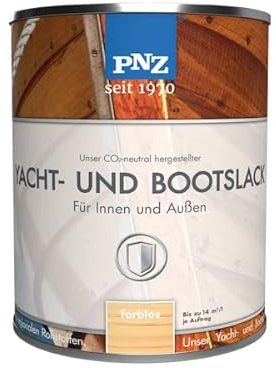 PNZ Yacht- und Bootslack, Gebinde:0.75L, Farbe:farblos