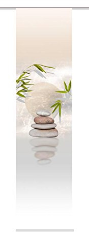 Home Fashion Schiebevorhang, Natur, 245 x 60 cm