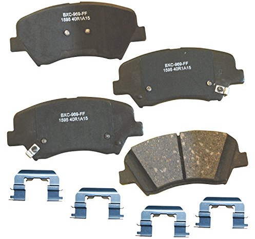 Bendix Premium SBC1595 Ceramic Front Brake Pads for Select Models Hyundai Elantra, Elantra Coupe, GT, Veloster, Kia Forte, Forte5, Forte Koup, Soul