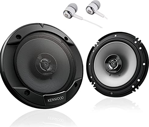 Kenwood 6-1/2 300W Max (60W RMS per Pair) 6.5 KFC 2-Way Sport Series Flush Mount Car Audio Door Coaxial Speakers