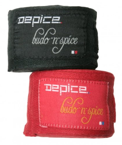 DEPICE Profi-Boxbandagen unelastisch rot Handwraps