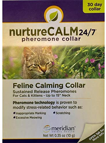 NurtureCALM 24/7 Feline Calming Pheromone Collar (Upto 15 Neck)