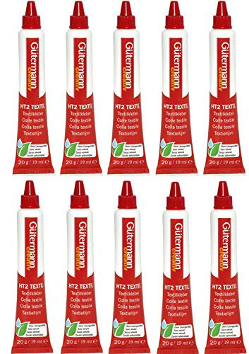 10 stycken original Guetermann textil lim HT2, 20 g / 0,7 oz