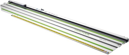 Festool Kappschiene FSK 670 mit Schraubzwinge FSZ 120 | Führungsschiene für präzise Winkelschnitte – Schnittlänge 670 mm, Winkelbereich -60° bis +60°