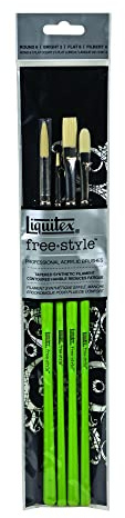 Liquitex - 4 Pennelli Free Style