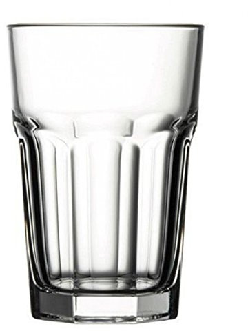 Pasabahce Casablanca 52708 Bicchiere Hi-Ball impilabile, 36,1 cl, temprato, 12 bicchieri