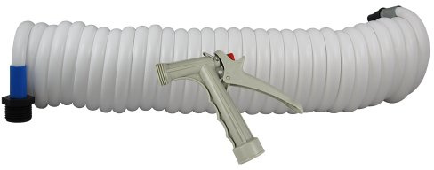 Watts AquaLock/SeaTech - SC15203W Supercoil Hose 15' White with Speed-Tap Hose Adaptor
