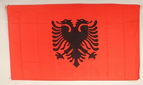 Albanien Flagge Großformat 250 x 150 cm wetterfest Fahne Landesflagge Albanienflagge