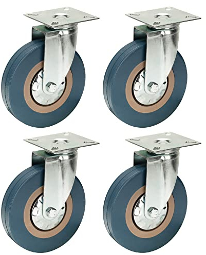 Bulldog, Schwerlastrollen aus Hartgummi, 400 kg maximaler Tragkraft, 125 mm