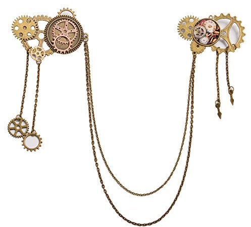 BLESSUME Vintage Retro-Legierung Brosche Steampunk viktorianischen Brosche