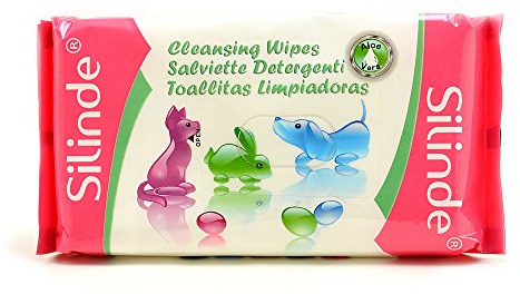 Silinde PT50901 Lingettes humides pour Chiens avec Aleo Vera 36 lingettes par Paquet