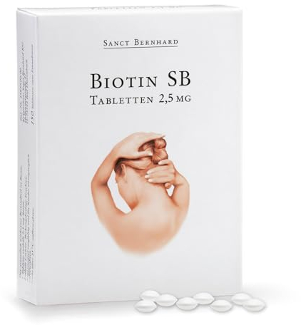 Sanct Bernhard Biotin SB Tabletten 2,5 mg | Für Haut & Haar | 150 Tabletten