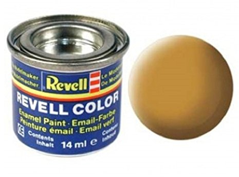 Revell Emaille-Farbe, 14 ml, Ockerbraun, mattes Finish