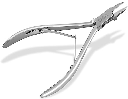 Kräftige Nagelzange Eckenzange 12,5 cm SUPER SPITZ für tiefliegende Nägel