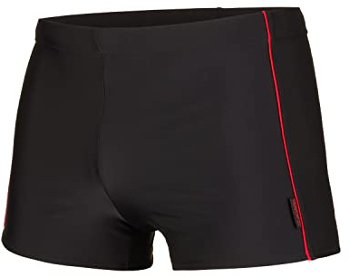 ZAGANO badbyxor herr 2376 simbyxor herr tajta S-3XL, 02. Svart/röd (tunna ränder), XXL