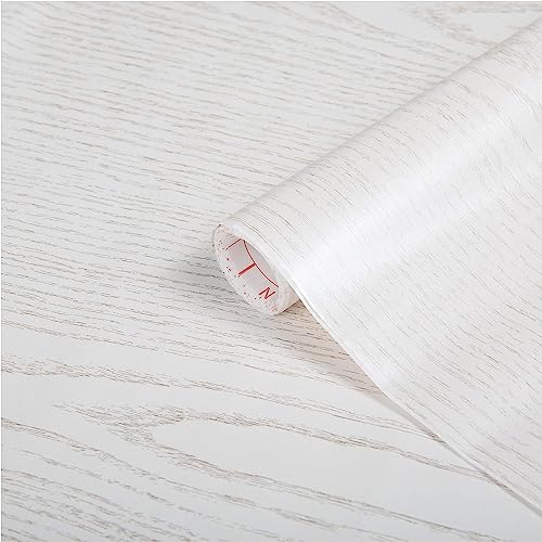 d-c-fix Pellicola Adesiva per mobili legno madreperla bianco PVC plastica vinile impermeabile decorativa per cucina, armadio, porta carta rivestimento 67,5 x 200 cm